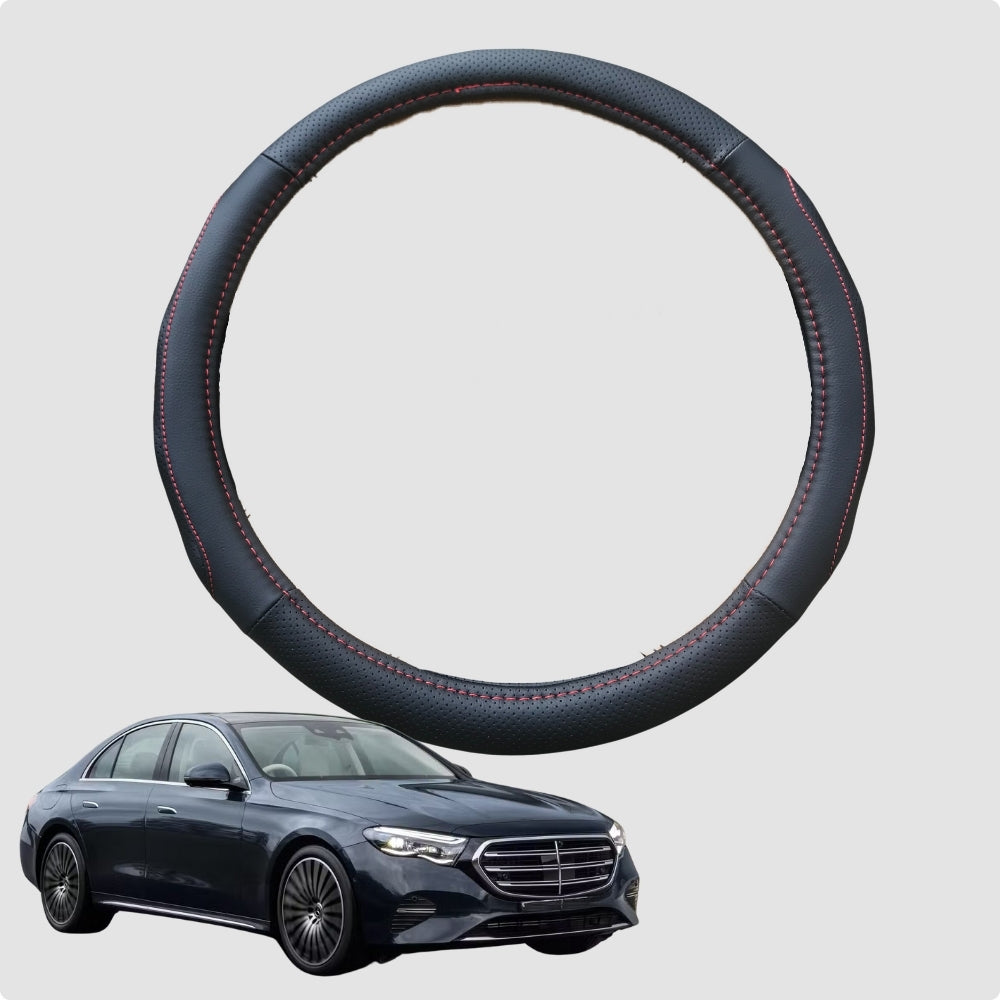 Steering Wheel Cover for Mercedes-Benz E-Class 2017-Current (Coupe/Cabriolet C238 A238) 38CM | Circle