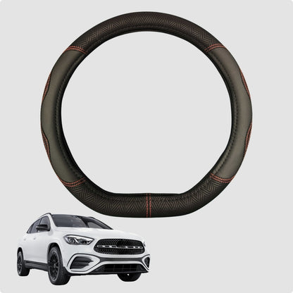 Steering Wheel Cover for Mercedes-Benz GLA SUV 2020-Current 38CM Leather | D-Shape