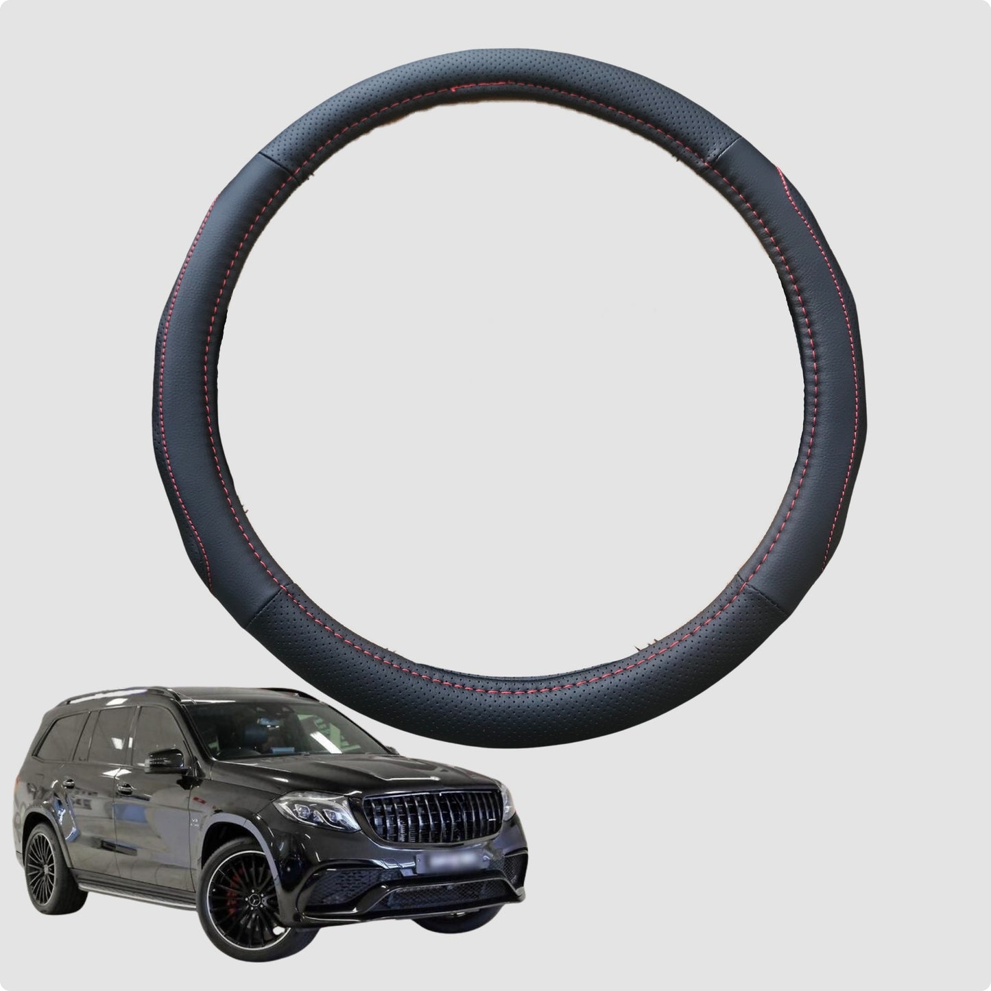 Steering Wheel Cover for Mercedes-Benz GLS-Class 2012-2019 (X166) 38CM | Circle