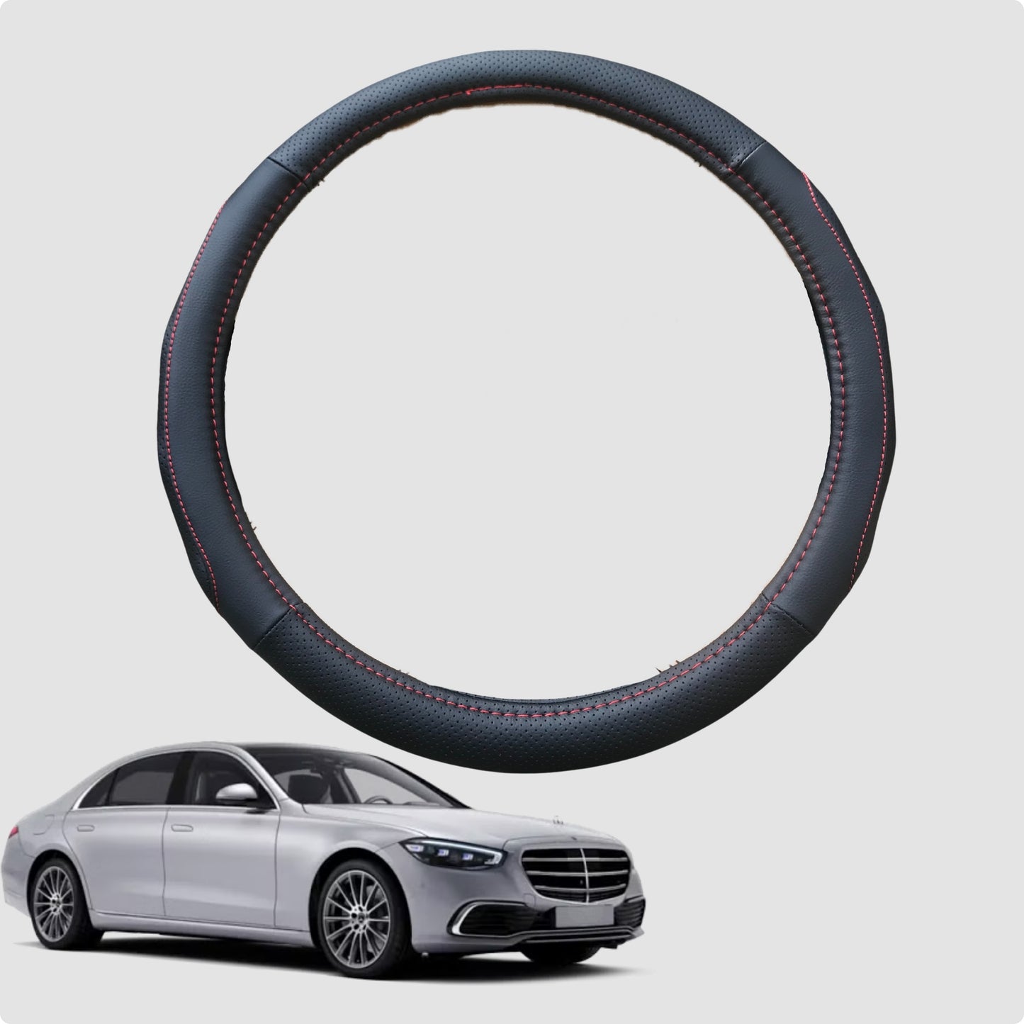 Steering Wheel Cover for Mercedes-Benz S-class 2021-Current Sedan Long 38CM | Circle