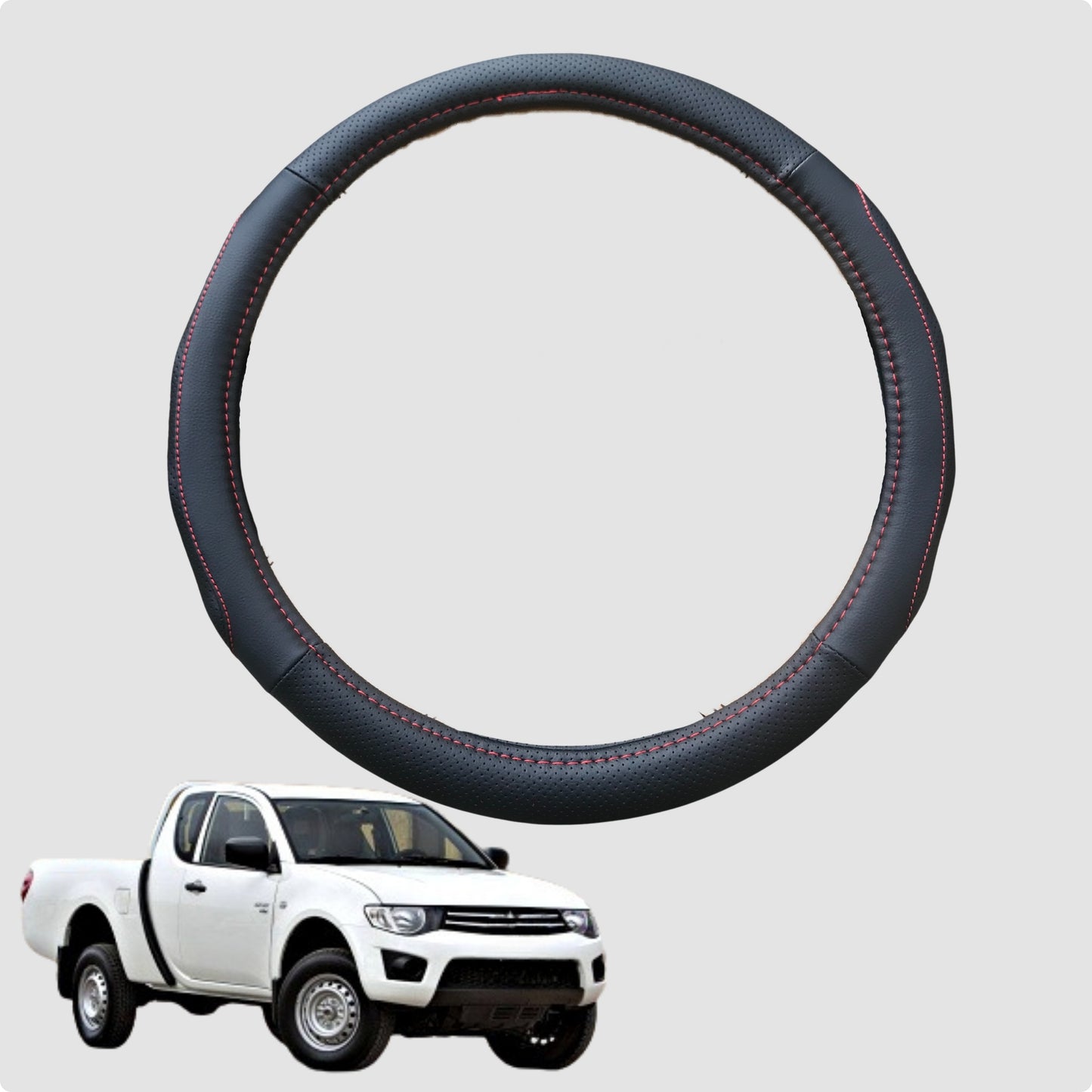 Steering Wheel Cover for Mitsubishi Triton Single Cab 2006-2012 (ML MN) 38CM | Circle