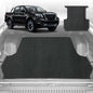 6D Diamond Ute Tub Mat for Nissan Navara Dual Cab NP300/D23 STX (without rear cupholder) 2015-Current (with spray on liner or no liner)-Black-Outback GT