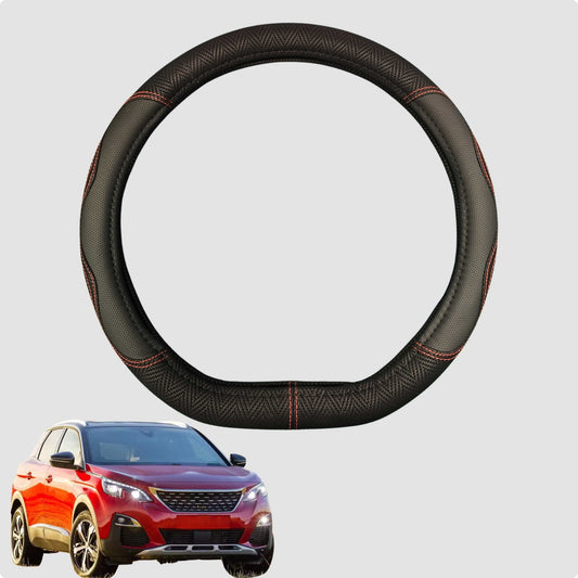 Steering Wheel Cover for Peugeot 3008 SUV 2007-2017 (T8) 38CM | D-Shape