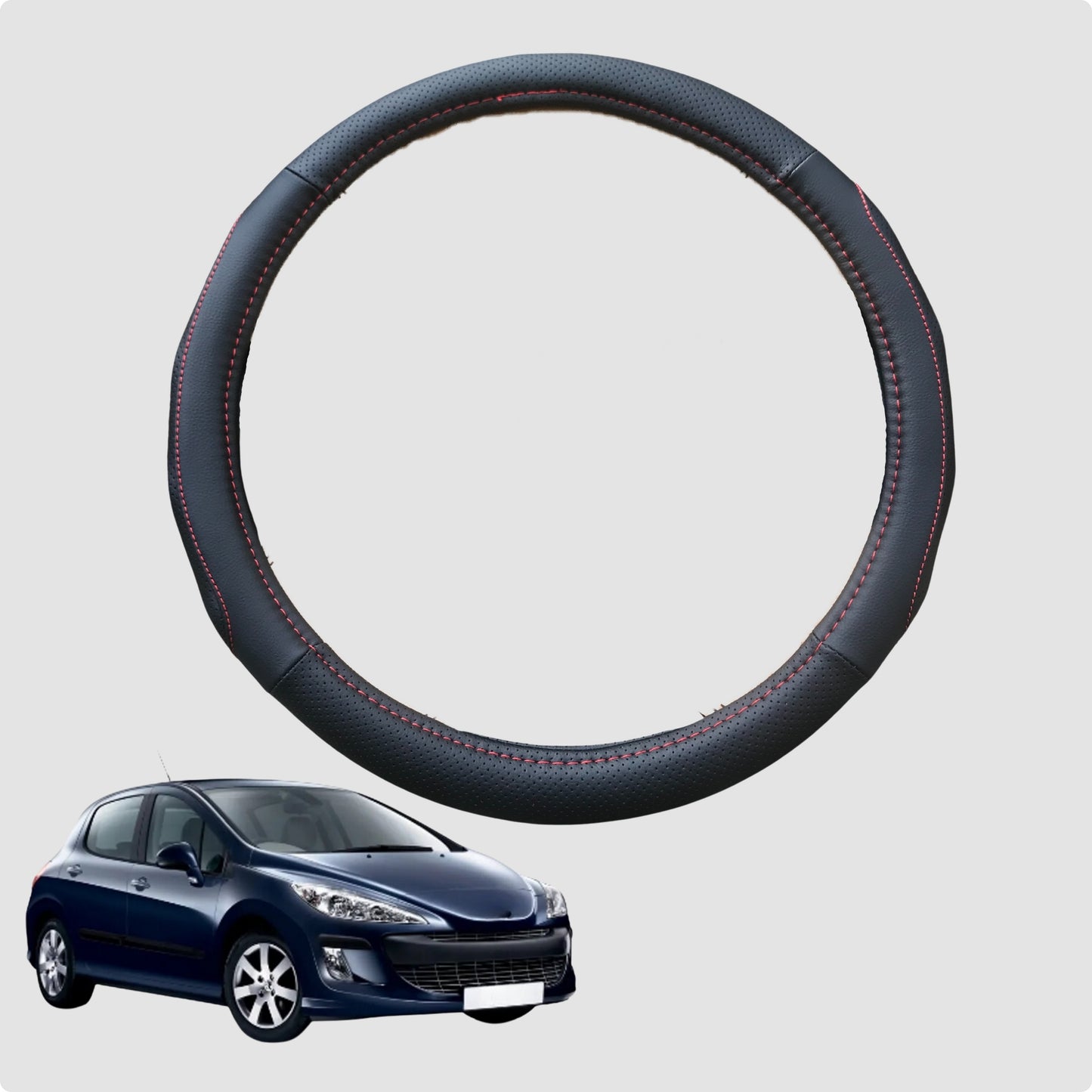 Steering Wheel Cover for Peugeot 308 2007-2013 Hatch (T7) 38CM | Circle
