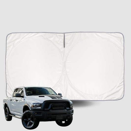 Windscreen Sun Shade for RAM 1500 Warlock II (DT)2019-Current Universal Fit Window Visor UV Block XL