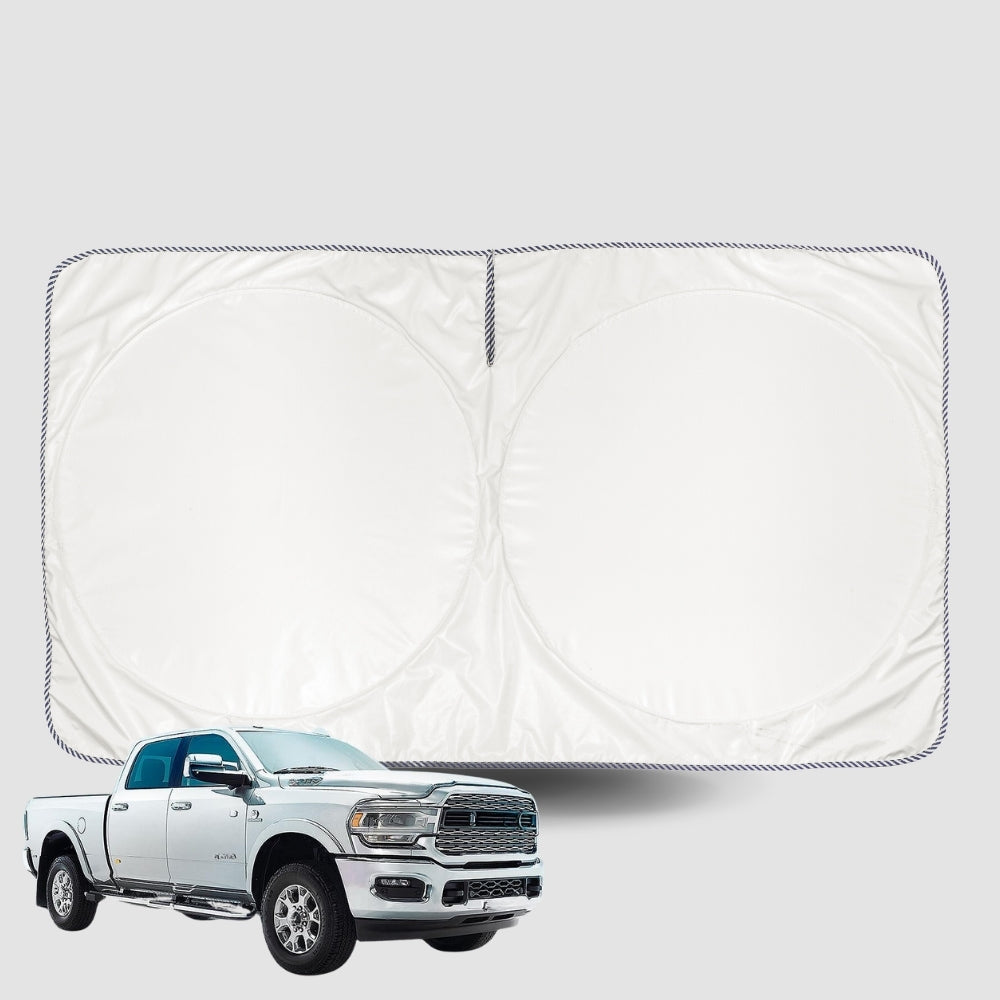 Windscreen Sun Shade for RAM 2500/3500 Laramie 2021-Current Universal Fit Window Visor UV Block XL