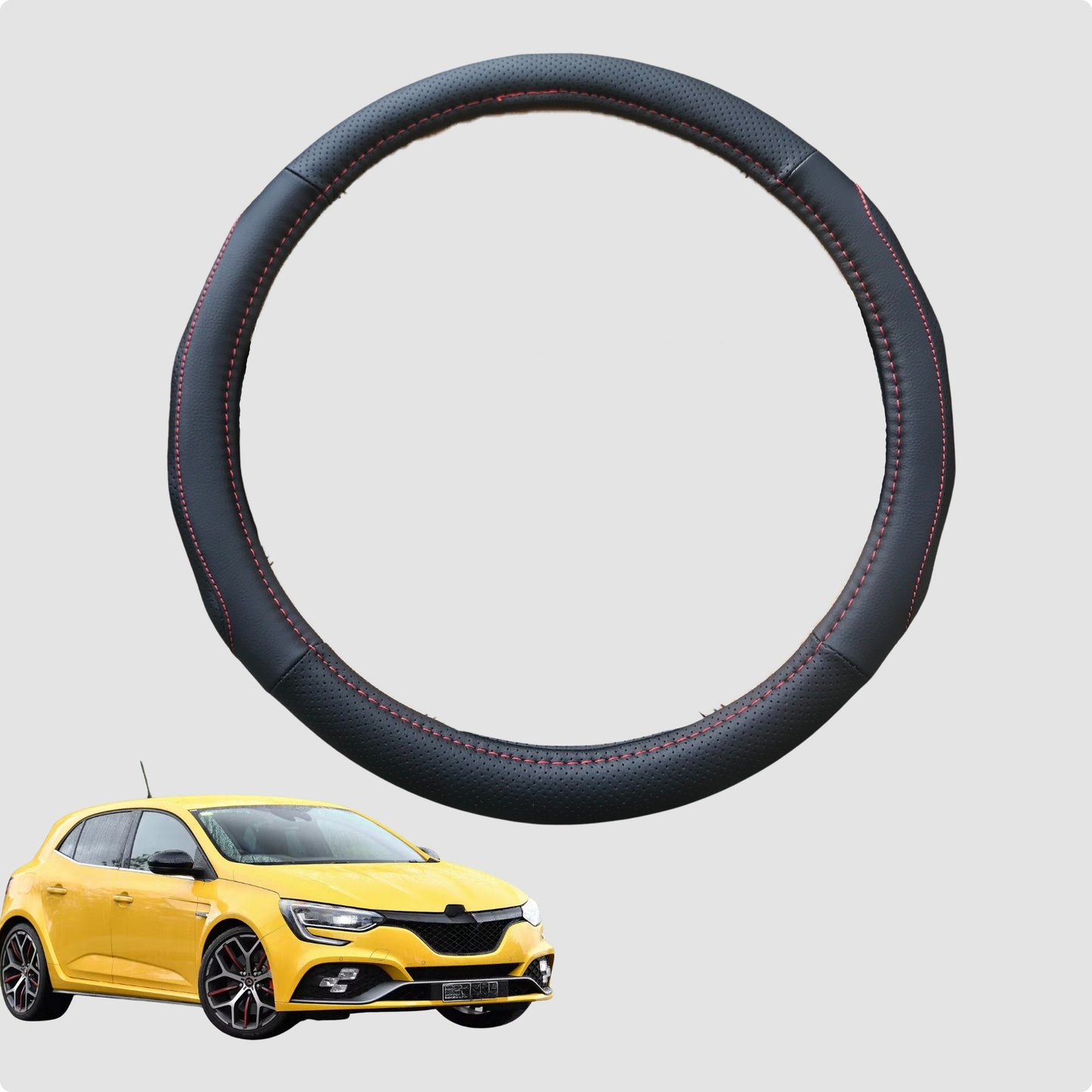 Steering Wheel Cover for Renault Megane 2017-Current R.S. 38CM | Circle