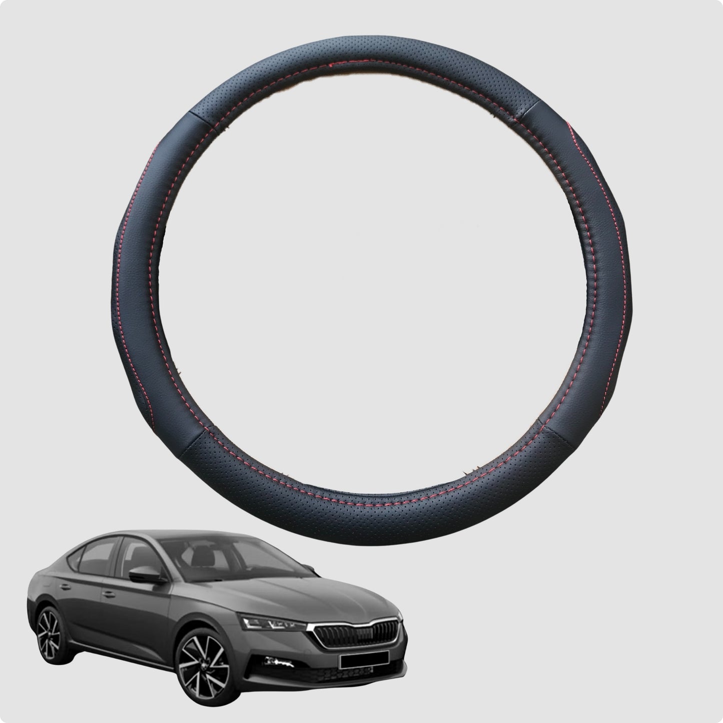 Steering Wheel Cover for Skoda Octavia 2013-2020 NE 38CM | Circle
