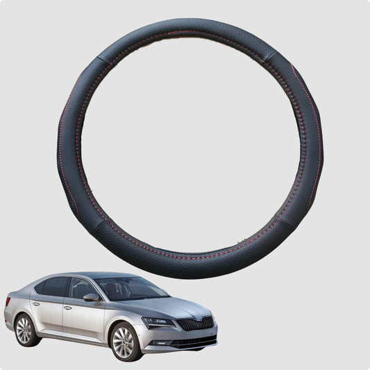 Steering Wheel Cover for Skoda Superb 2008-2015 (B6, Typ 3T) 38CM | Circle