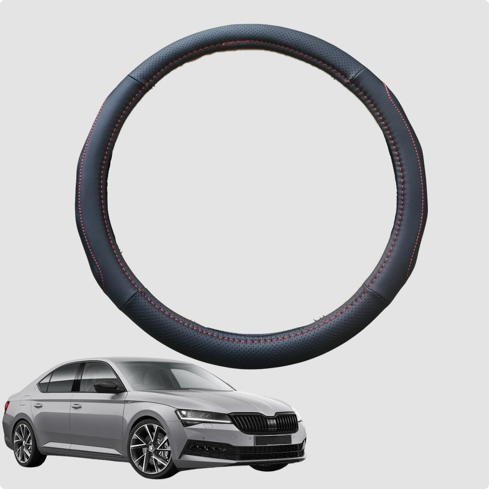 Steering Wheel Cover for Skoda Superb 2015-Current (B8 typ 3V) 38CM | Circle