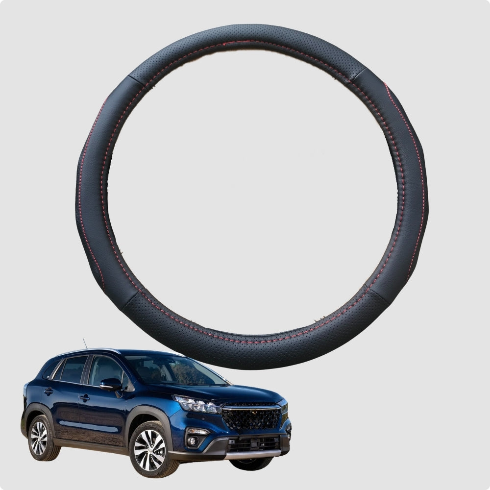 Steering Wheel Cover for Suzuki S-Cross 2022-Current  38CM | Circle