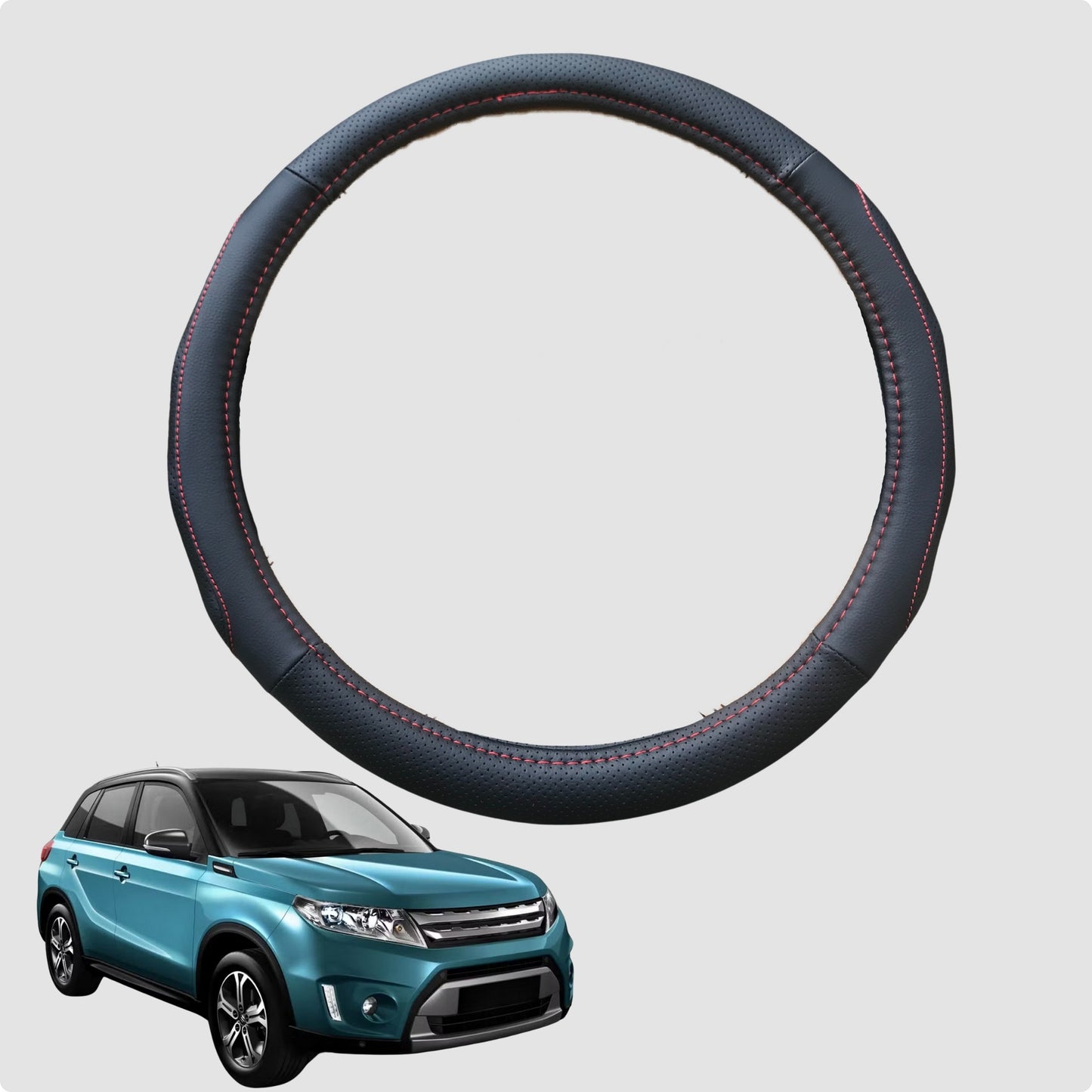 Steering Wheel Cover for Suzuki Vitara 2005-2015  38CM | Circle