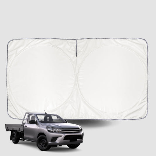 Windscreen Sun Shade for Toyota Hilux Single Cab 2015-Current Universal Fit Window Visor UV Block