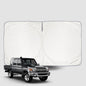 Windscreen Sun Shade for Toyota LandCruiser 79 Series Double Cab 2012-Current Universal Fit Window Visor UV Block