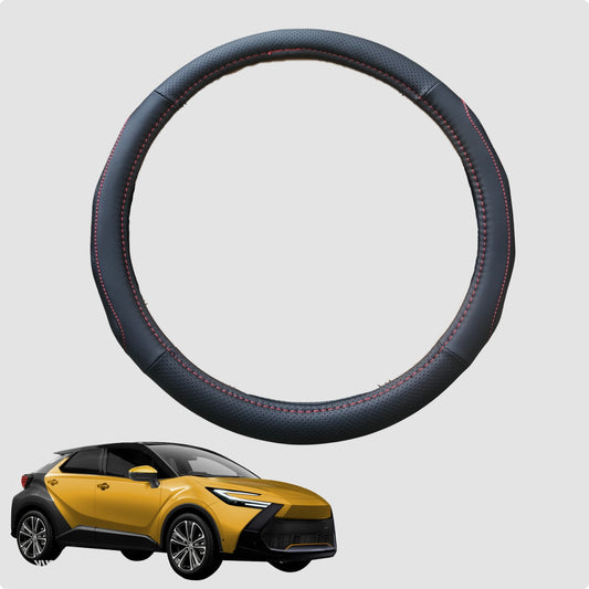 Steering Wheel Cover for Toyota C-HR 2017-2023 AX10, AX50, Facelift 38CM | Circle