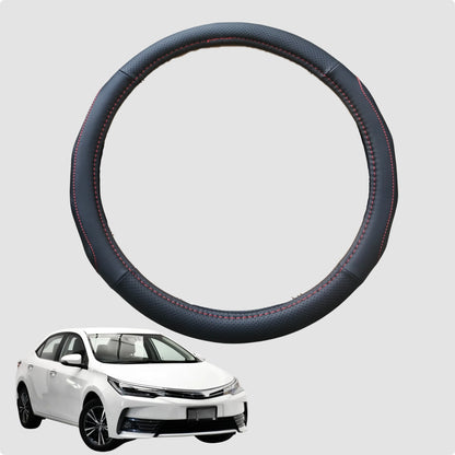 Steering Wheel Cover for Toyota Corolla 2013-2018 38CM Leather | Circle