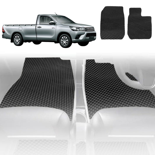 6D Diamond Car Floor Mats for Toyota Hilux Single Cab 2015-Current-Outback GT