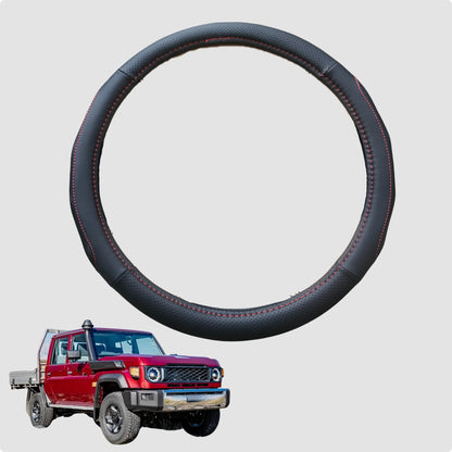 Steering Wheel Cover for Toyota LandCruiser 70 Double Cab 2014-Current  38CM | Circle