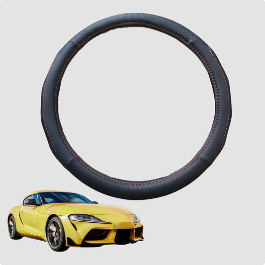Steering Wheel Cover for Toyota Supra 1993-2019 A80, A90 38CM | Circle
