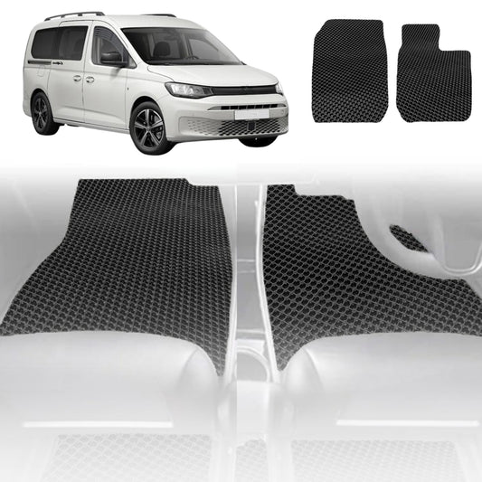 6D Diamond Car Floor Mats for VolksWagen Caddy Front Only2005-2021-Outback GT