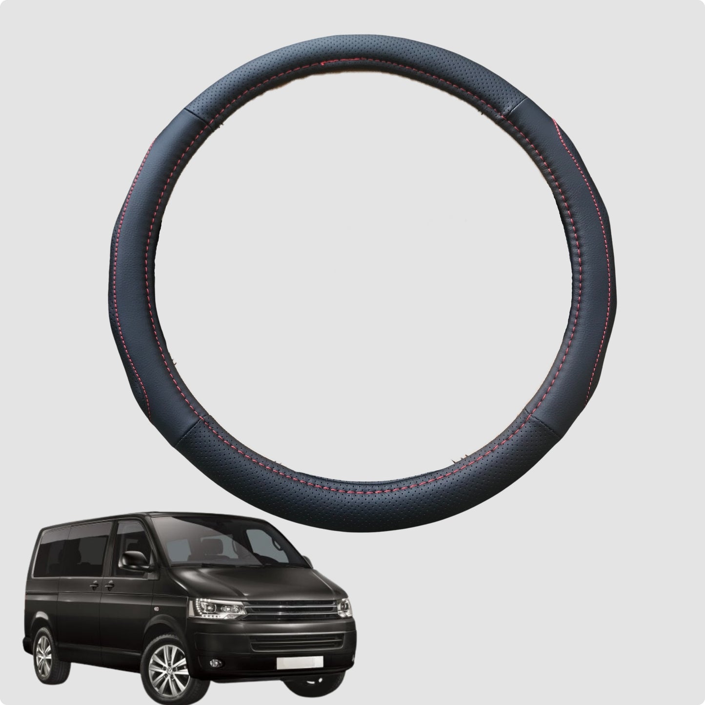 Steering Wheel Cover for VolksWagen Multivan 2003-2015 T5 38CM | Circle