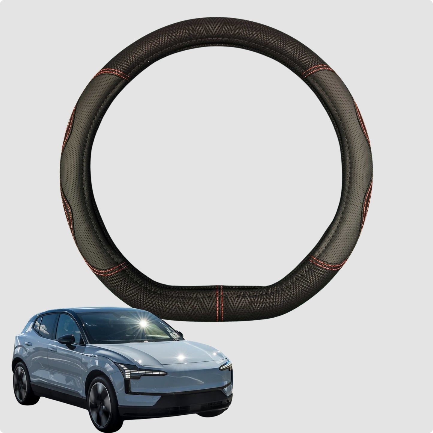 Steering Wheel Cover for Volvo EX30 2023-Current  38CM | D-Shape