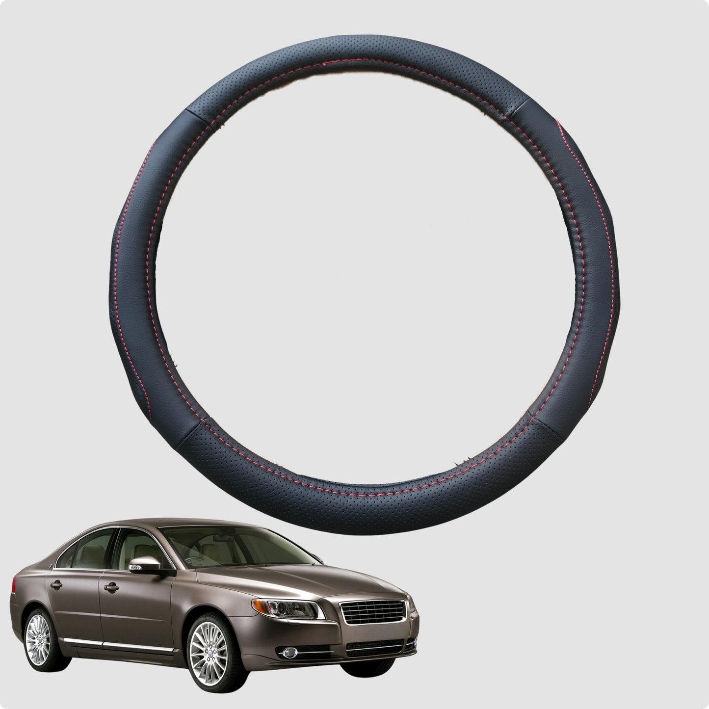 Steering Wheel Cover for Volvo S80 1998-2006  38CM | Circle
