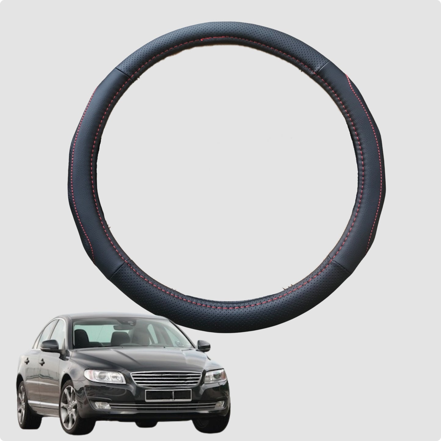 Steering Wheel Cover for Volvo S80 2006-2016  38CM | Circle