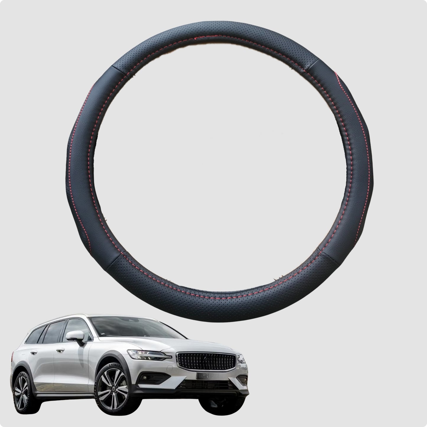 Steering Wheel Cover for Volvo V60 2019-Current Cross Country 38CM | Circle