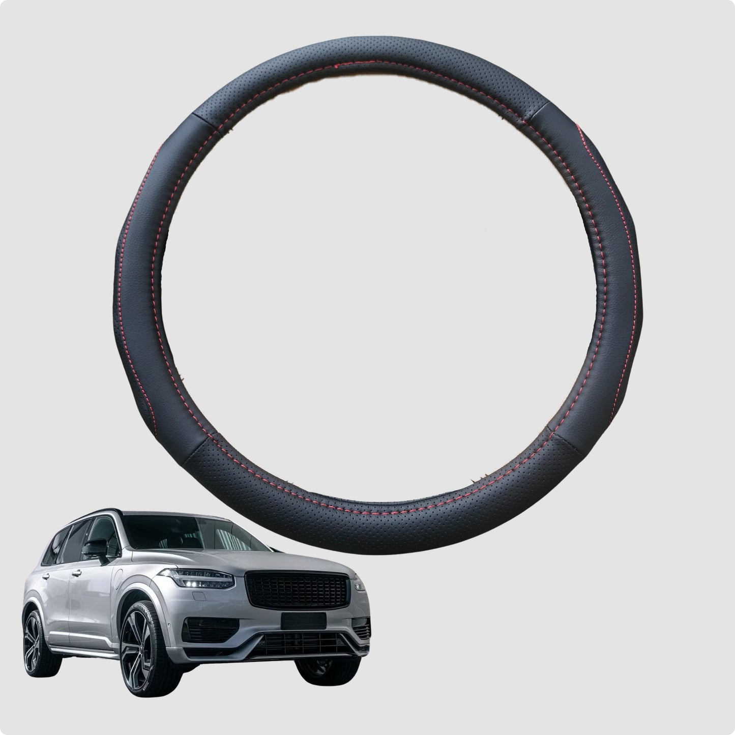 Steering Wheel Cover for Volvo XC90 2015-Current Mk II 38CM | Circle