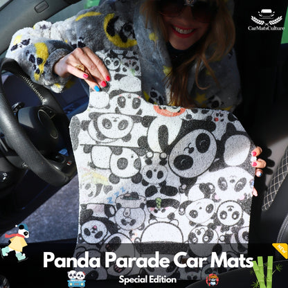 Panda Car Floor Mats for Nissan Tiida 2006-2013 Full Set | AU Made | Carpet RHD