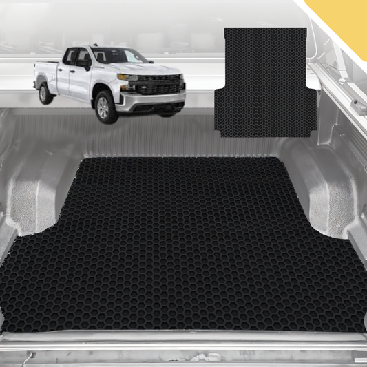 Outback GT 6D Pro Ute Tub Mat for Chevrolet Silverado (GMT T1XX) 2019-Current 6ft 10in bed length - Black