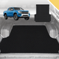 Outback GT 6D Pro Ute Tub Mat for VolksWagen Amarok Dual Cab 2010-2022 (With Spray On Liner or No Liner)  - Black