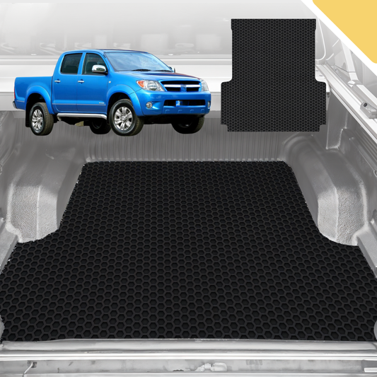 Outback GT 6D Pro Ute Tub Mat for Toyota Hilux Double Cab 2005-2015 (with Spray on Liner or no Liner) - Black