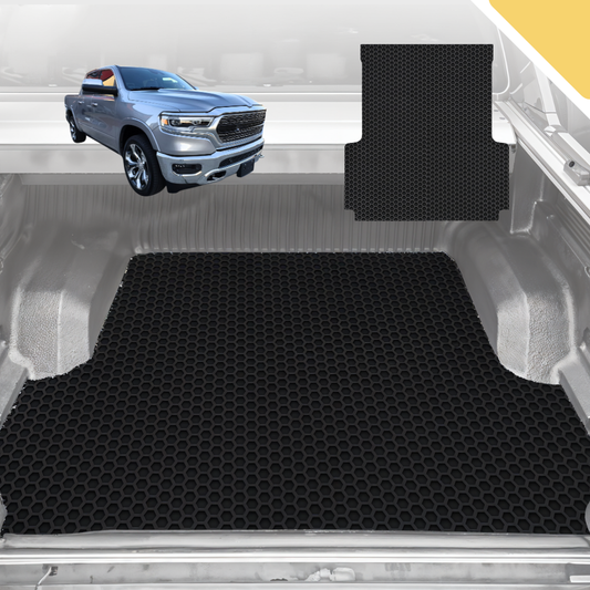 Outback GT 6D Pro Ute Tub Mat for RAM 1500 Limited (DT) 2019-Current with rambox - Black