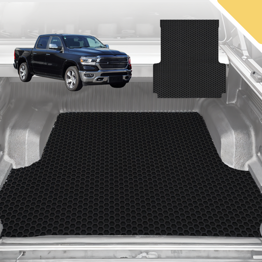 Outback GT 6D Pro Ute Tub Mat for RAM 1500 Express (DT) 2019-Current without rambox 6ft 4in bed length - Black
