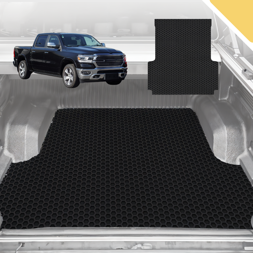 Outback GT 6D Pro Ute Tub Mat for RAM 1500 Express (DT) 2019-Current without rambox 5ft 7in bed length - Black