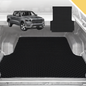 Outback GT 6D Pro Ute Tub Mat for RAM 1500 Laramie (DT) 2019-Current without rambox 6ft 4in bed length - Black