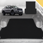 Outback GT 6D Pro Ute Tub Mat for Ford Ranger (PX2 Dual Cab Ute) 2015-2018 (with Plastic tub Liner)  - Black