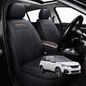 Car Seat Cover for Peugeot 5008 SUV 2017 - Current (P87) - Black-Front Only
