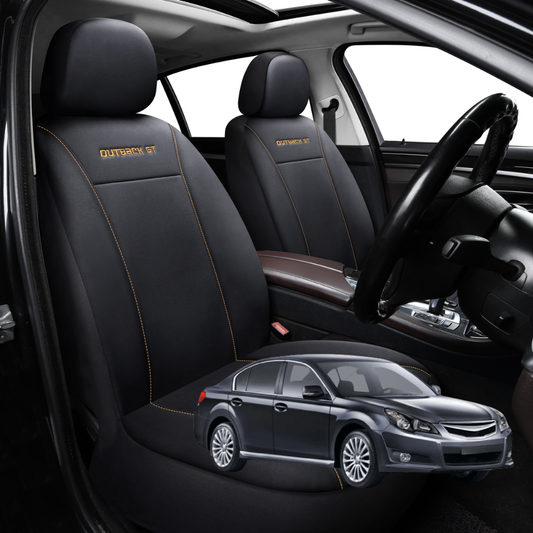 Car Seat Cover for Subaru Liberty 2009 - 2014 5GEN - Black-Front Only