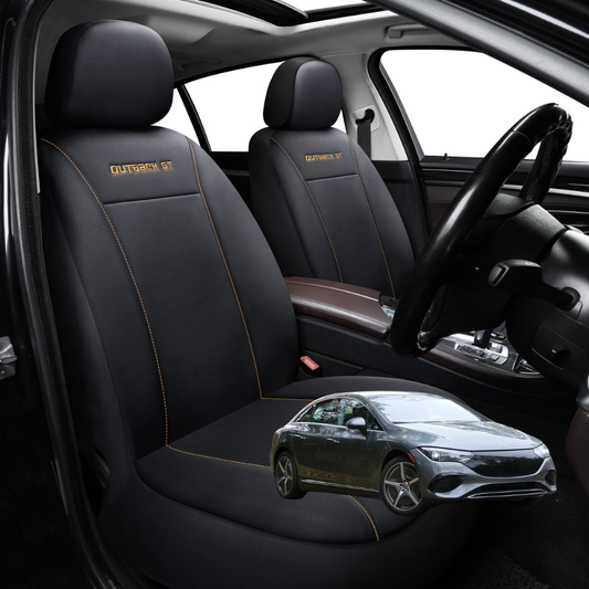 Car Seat Cover for Mercedes-Benz EQE Sedan 2022 - Current  - Black-Front Only