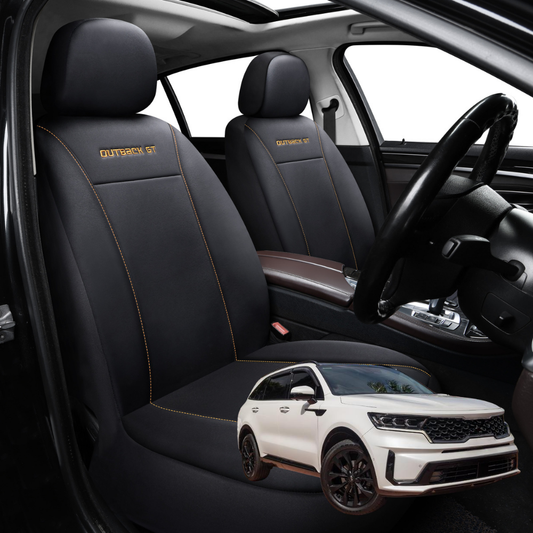 Car Seat Cover for Kia Sorento 2021 - Current (MQ4) - Black-Front Only