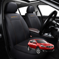 Car Seat Cover for Nissan Dualis 2007 - 2014 J10 - Black-Front Only