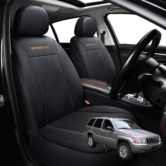 Car Seat Cover for Jeep Gladiator 2020 - Current JT - Black-Front Only