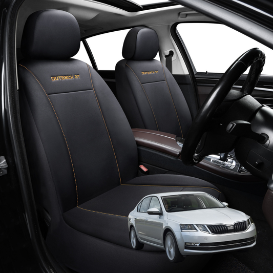 Car Seat Cover for Skoda Octavia 2013 - 2020 NE - Black-Front Only