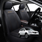 Car Seat Cover for Nissan Dualis +2 2008 - 2014 (NJ10) - Black-Front Only
