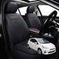 Car Seat Cover for Toyota Prius C 2012 - 2020 NHP10 - Black-Front Only