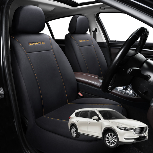 Car Seat Cover for Mazda CX-8 2018 - Current (KG) - Black-Front Only