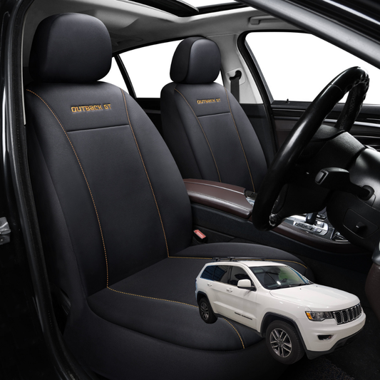 Car Seat Cover for Jeep Grand Cherokee 2011 - 2021 (WK) - Black-Front Only